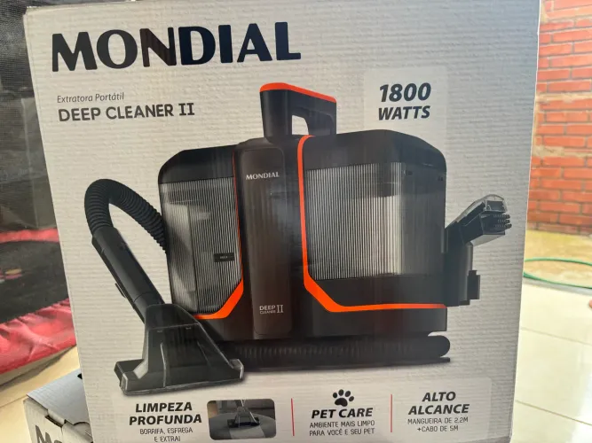Extratora e Higienizadora Portátil Mondial Deep Cleaner II (EXP-02-O)