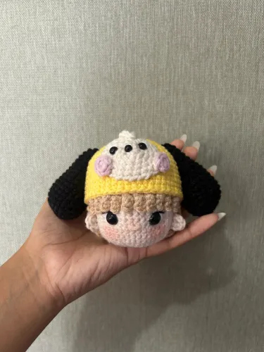 Chaveiro Jimin BTS amigurumi