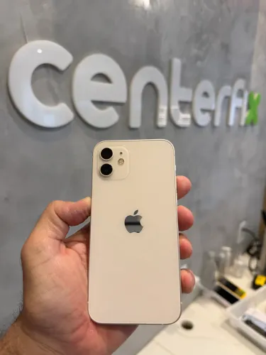 iPhone 12/128gn branco em estado de novo - bateria 100% - com garantia 