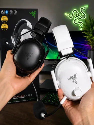 Fone Razer BlackShark V3 Pro Wireless White - RZ04-05400200-R3U1