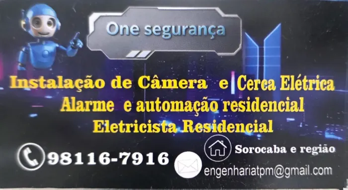 Instalador de câmera e automação residencial eletricista residencial
