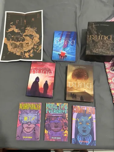 2 box livros: sprawl e duna