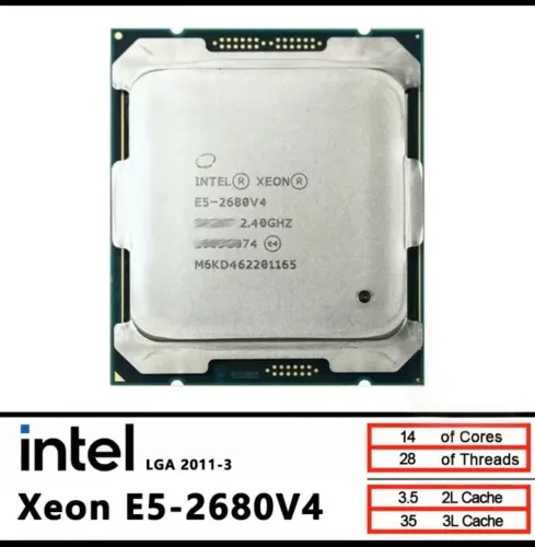 Processador Intel Xeon E5 - 2680 v4