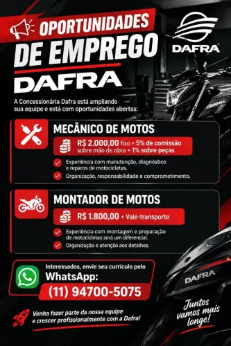 Vaga de emprego para mecânico