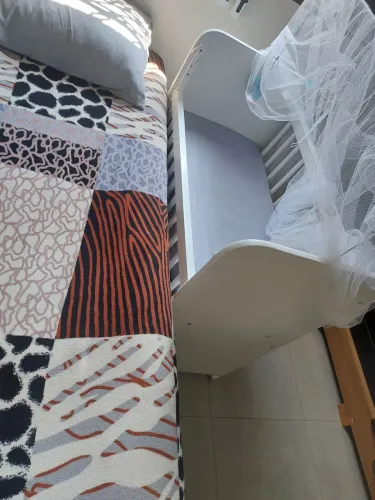 Mini berço grade móvel