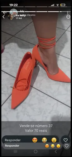 salto laranja novo usado uma vez