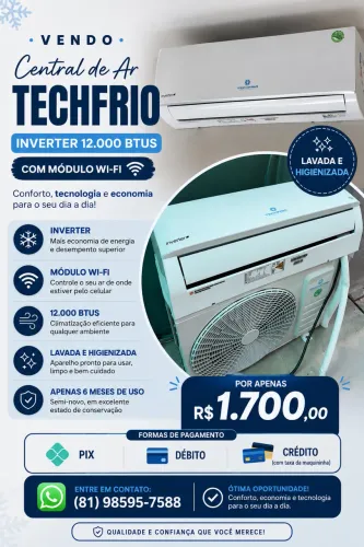 Ar condicionado split 12000 btus