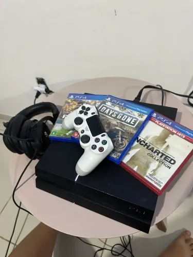 Ps4 fat + headset