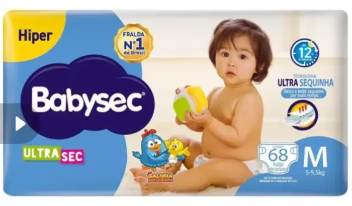 Fralda BABYSEC UltraSec 68 M