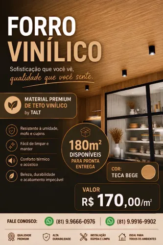 Forro Vinílico Premium by Talt