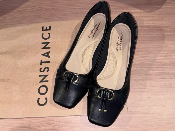sapatilha Constance comfort preta 37