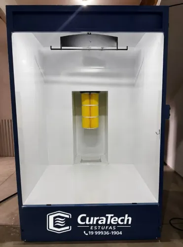 Cabine de pintura eletrostática 