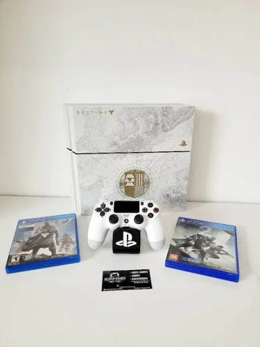 Playstation 4 Edição Destiny + Jogos !! CONSOLE IMPECÁVEL (Aceito Cartão)