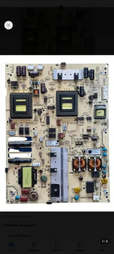 Placa fonte para Sony Kdl-40ex523 Aps-285 testada