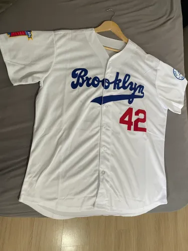 Camisa baseball Brooklyn Dodgers - Jackie Robinson - tamanho gg
