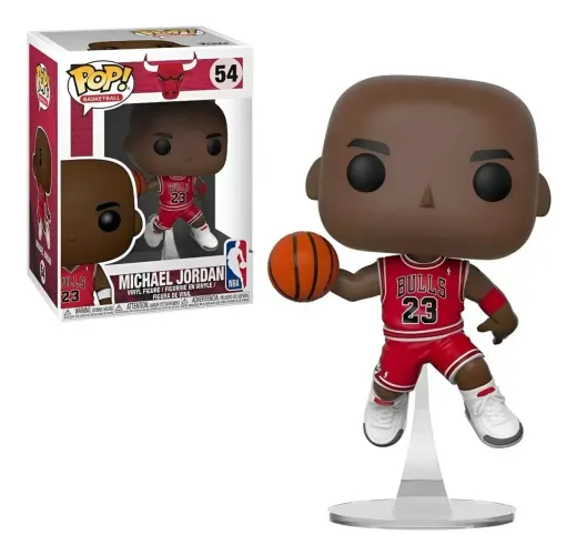 FUNKO POP Michael Jordan Bulls #54 + caixa de acrílico