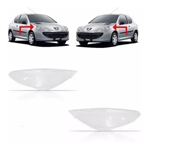 Par Lente Farol Peugeot 206 2004 2005 2006 07 08 2009 2010