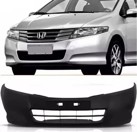 Capa Parachoque Dianteiro Honda City 2009 2010 2011 Sem Furo