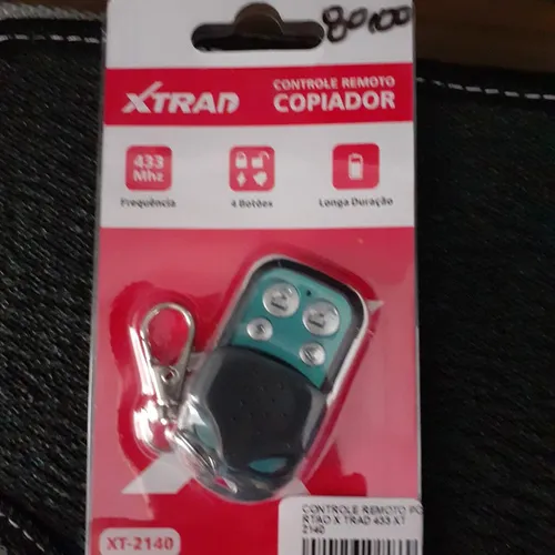 Controle remoto copiador novo configurado no seu alarme 