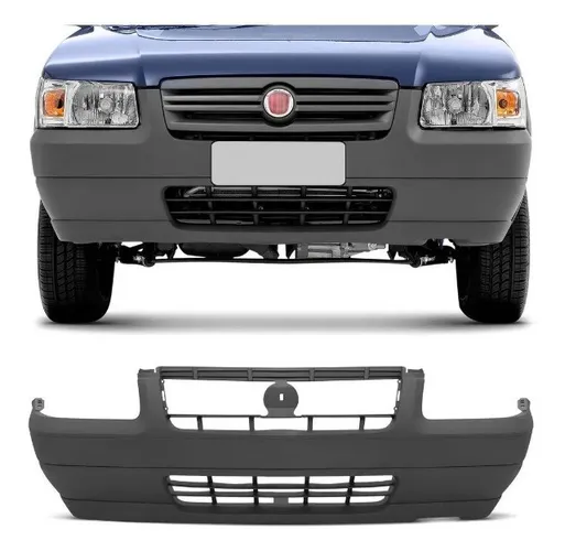 Parachoque Fiat Uno 2004 2005 2006 2007 2008 2009 2010 2011 2012  cinza