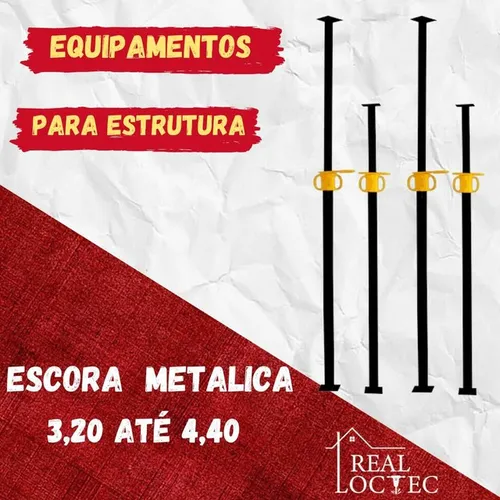 Locação de escora para laje e equipamentos para construção civil 