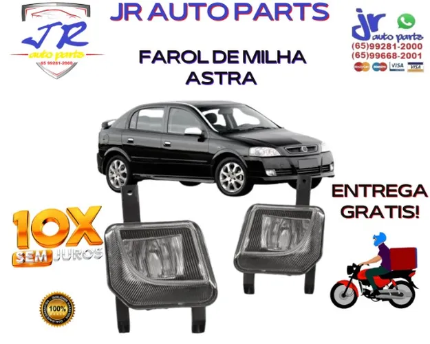Par Farol de Milha Auxiliar Astra Hatch Sedan 2003 2004 2005 2006 2007 2008 2009 2010 2011