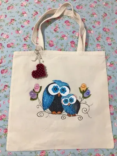 Ecobag corujinha coruja
