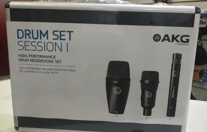  Microfones P/ Bateria Akg Drum Set Session 