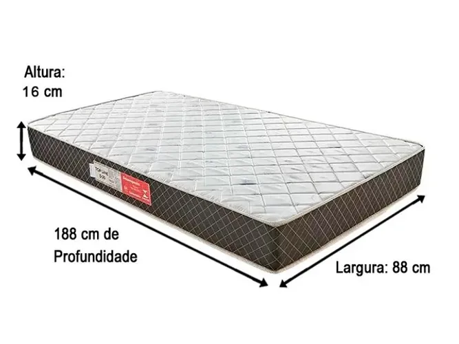 COLCHÃO SUPER TECNOLOGIA ESPUMA D33 PESO 150 KL !!! AP