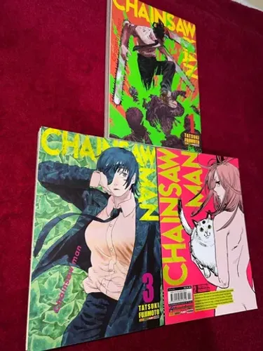 Chainsaw man vol 1, 2 e 3