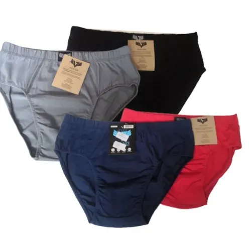 Cueca cotton plusize 3 pecas
