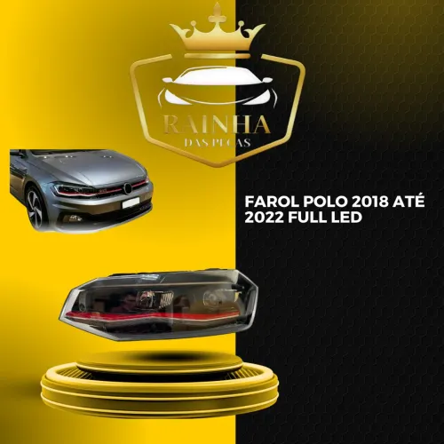 Farol Polo 2018 até 2022 Full Led