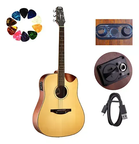 Violão Com Efeito Venice Plus Malibu Com Reverb Delay Chorus