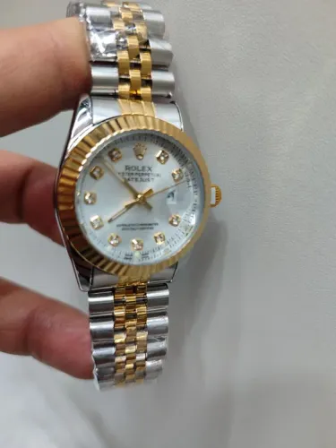Relógio feminino pulseira de aço