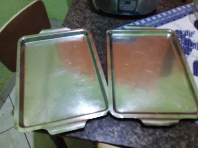 Bandejas de aço inox 