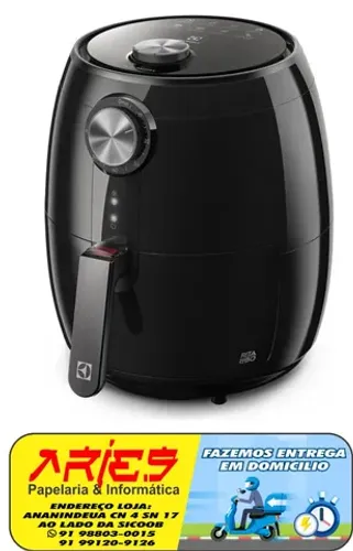 fritadeira air fryer electrolux eaf15 3,2 litros 1400w 127v com timer