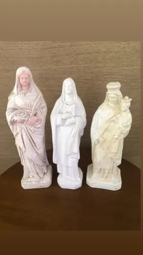 Imagens sacras em gesso para pintar