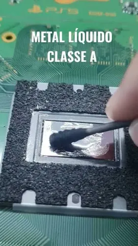 PS5 substituição do metal líquido e limpeza em domicílio 