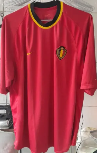 CAMISA SELECAO BELGICA NIKE EUROCOPA 2000 HOLANDA MADE IN UK NOVA FRETE GRATIS