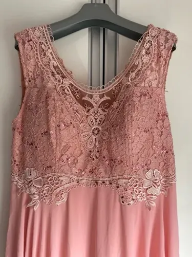 Vestido Festa Longo Rose