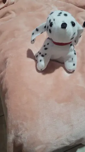 Pelúcia cachorro dálmatas 20cm