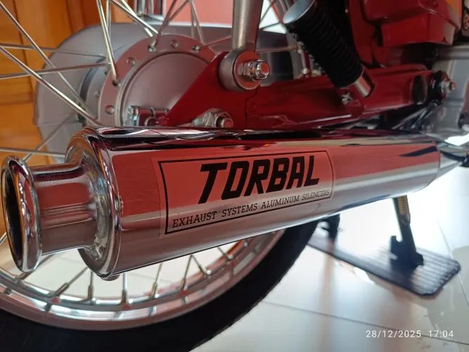 Escapamento Honda Dream TORBAL novo ! Original de época
