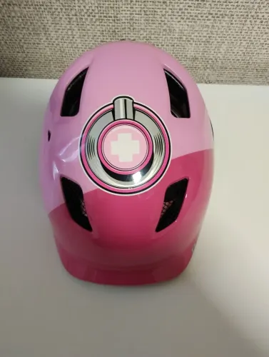 Capacete Infantil Rosa para Bicicleta Decathlon - Com Ventilação e Ajuste<br>