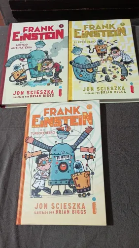 Série de livros Frank Einstein (1 ao 3) capa dura - Jon Scieszka