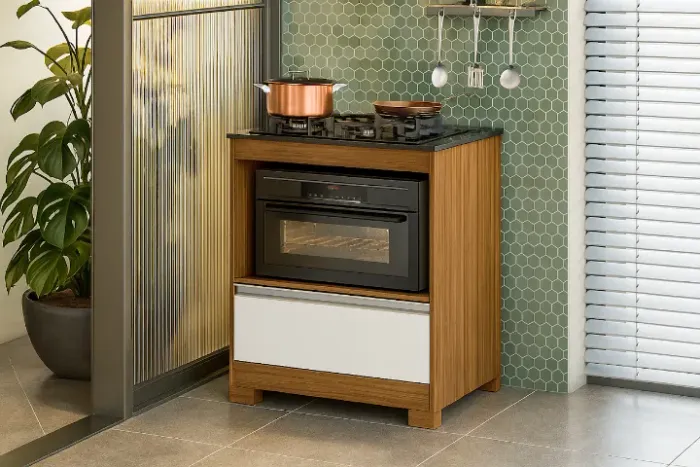 Balcão p/ Cooktop 4Bcs NT 3110 Notável - Entrega Rápida! 