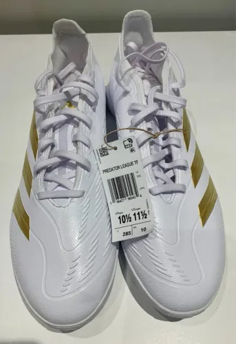 Chuteira Adidas Predator Society - Dourado/Branco (42)