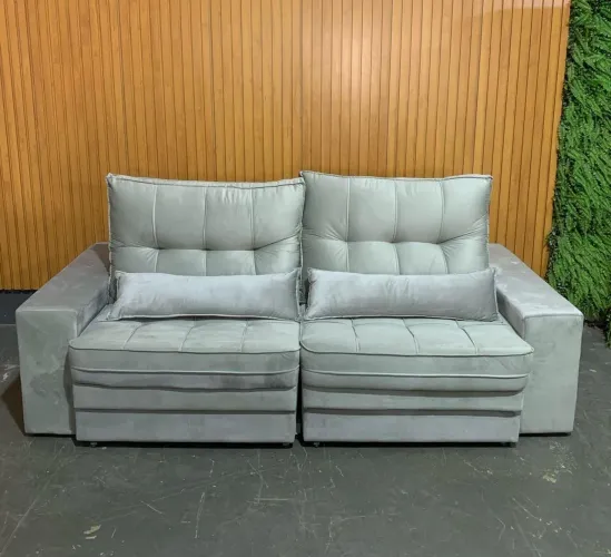 Sofá Retrátil e Reclinável 2.50 Mts Pronta Entrega
