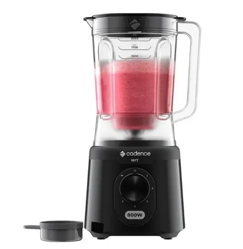 Liquidificador Cadence Hit LIQ200, 2,5L, 800W, 5 vel+pulsar, c/ copo em SAN - 110V (NOVO)