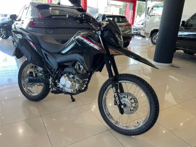 NXR 160 BROS ZERO KM / EMPLACADO / IPVA PAGO  PRETA 2025/2025