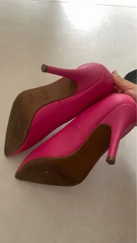 Scarpin Social Vizzano Salto Alto Fino Rosa